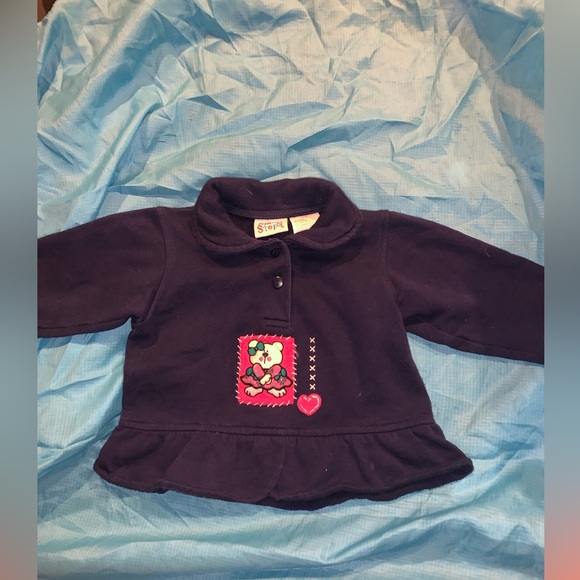 3 for $5 Vtg Small Steps Bear design long sleeve size 18 months - Picture 1 of 4